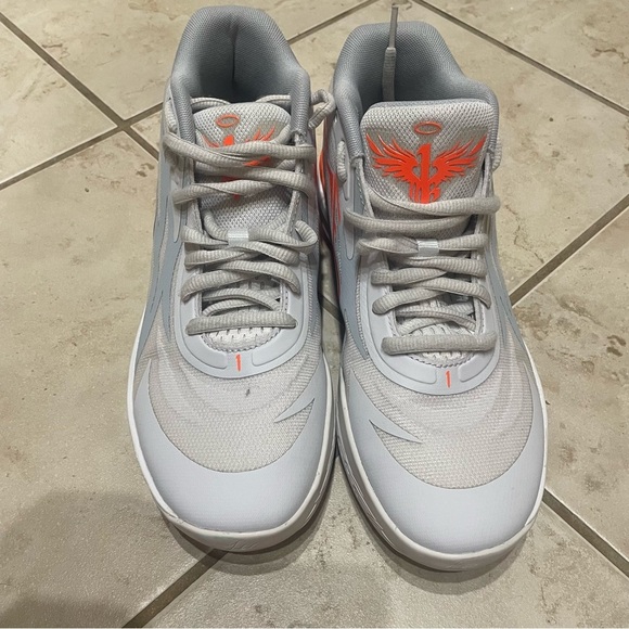 Puma MB.02 Gorange High Top Athletic Shoes Sneakers Flame Fire Size 8 - Picture 8 of 14